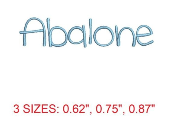 Abalone Embroidery Font Review