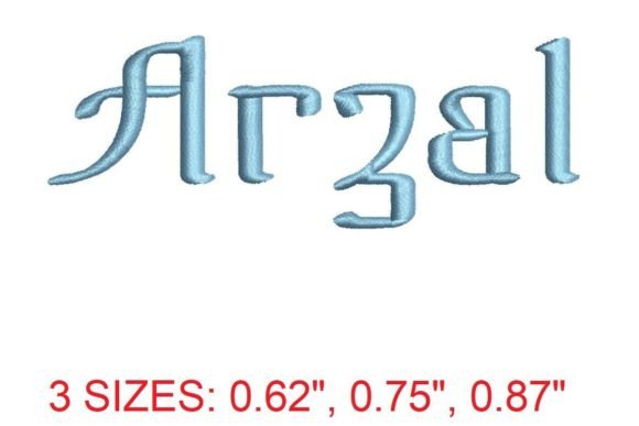 Arzal Embroidery Font Review