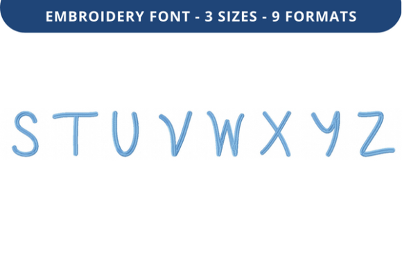 Quirky and Messy Font S to Z