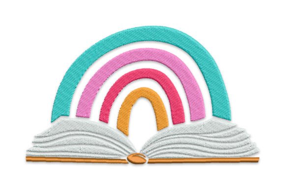 Rainbow over a Book
