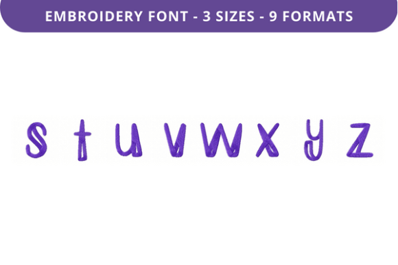 Review: Ease My Mind Font S to Z