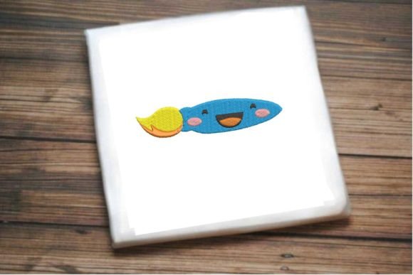 Smiling Paintbrush: A Creative Embroidery Gem