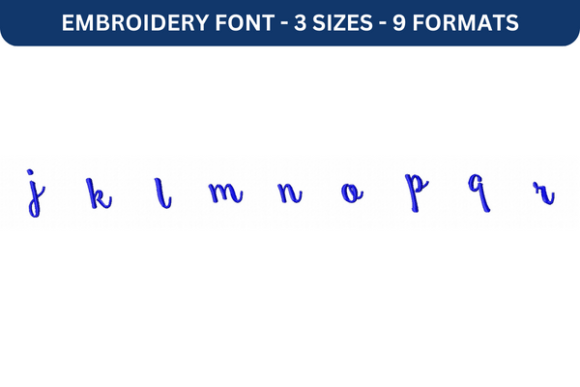 Smoothie Shoppe Font Lower J to R